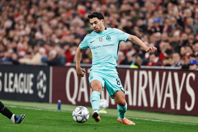 Pedro Gonçalves em ação no histórico jogo de Bilbau - Foto: IMAGO