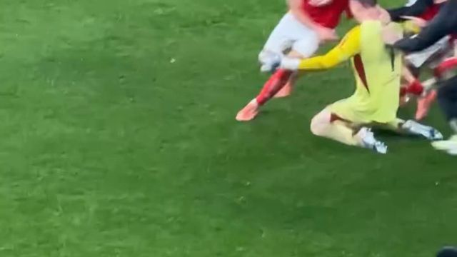 Mulher de Trubin mostra como viveu o golo épico do marido