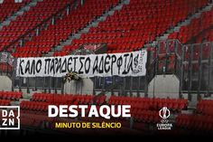 Minuto de silêncio arrepiante antes do Lyon-PAOK