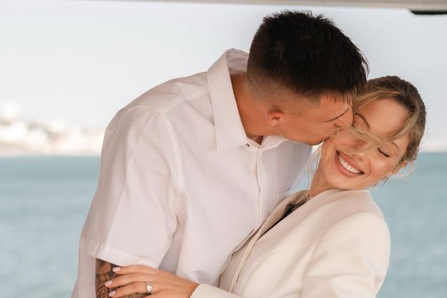 Maryna, a mulher de Trubin, mostra como viveu o golo do marido (vídeo e fotos)