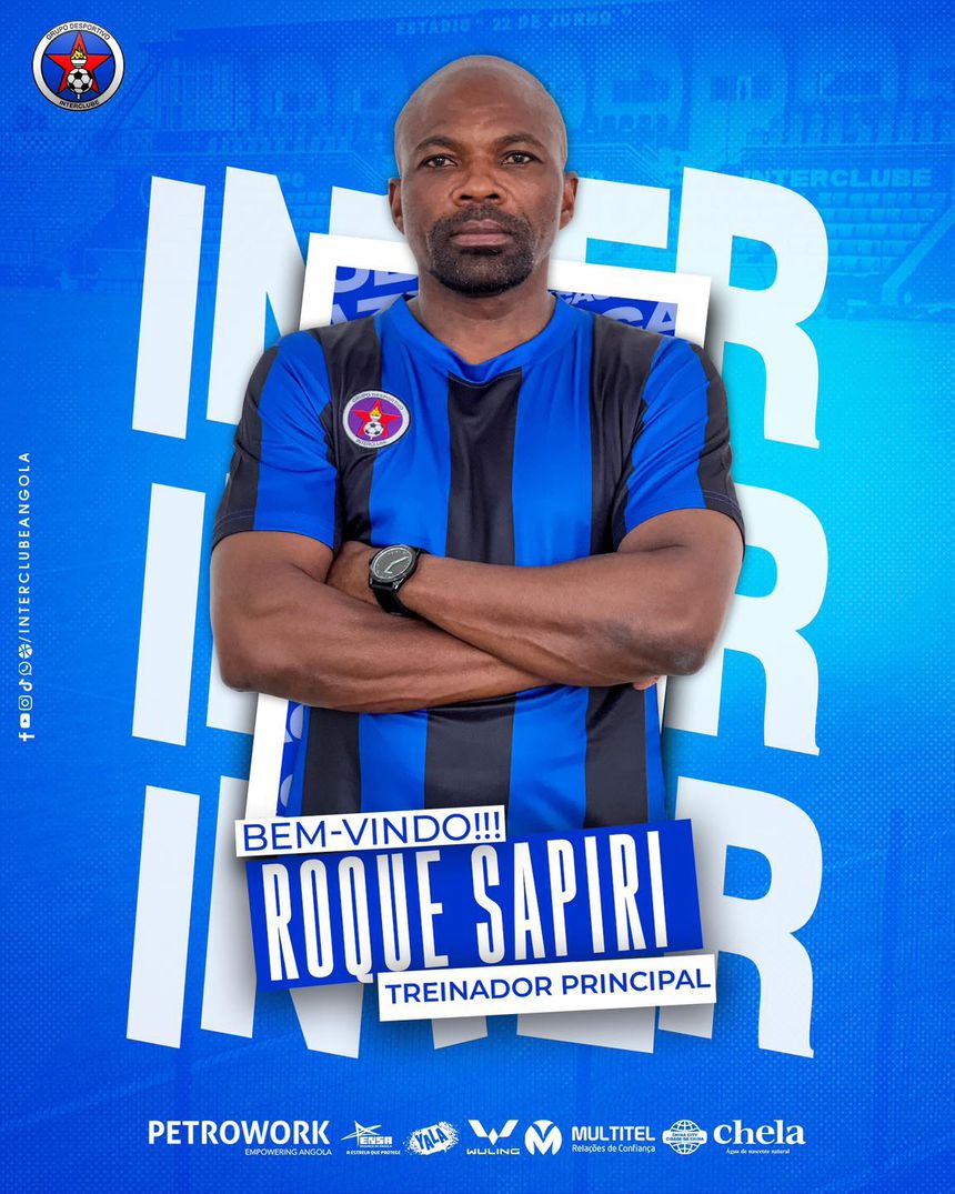 Roque Sapiri, treinador do Interclube, recebeu voto de confiança