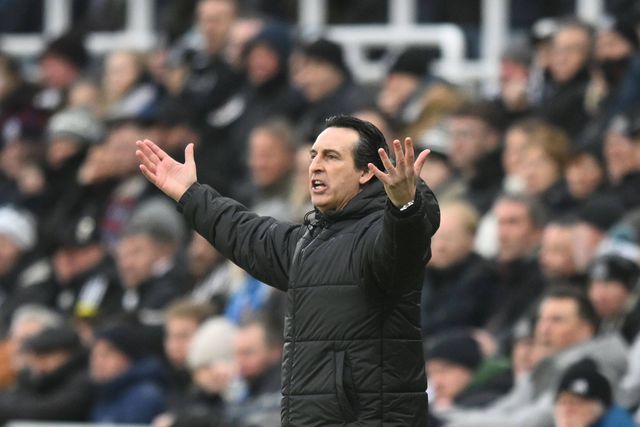 Unai Emery, treinador do Aston Villa