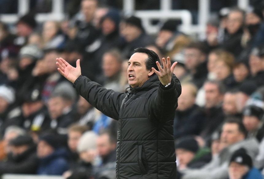 Unai Emery, treinador do Aston Villa