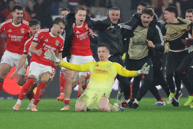 Trubin, o herói da Luz frente ao Real Madrid - foto: IMAGO