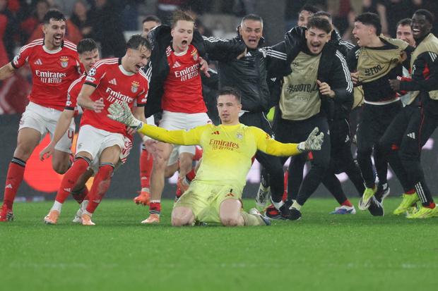 Trubin, o herói da Luz frente ao Real Madrid - foto: IMAGO