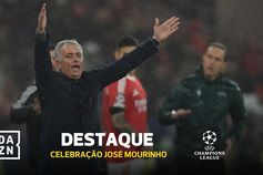 Mourinho celebrou golo de Trubin com apanha-bolas do Benfica