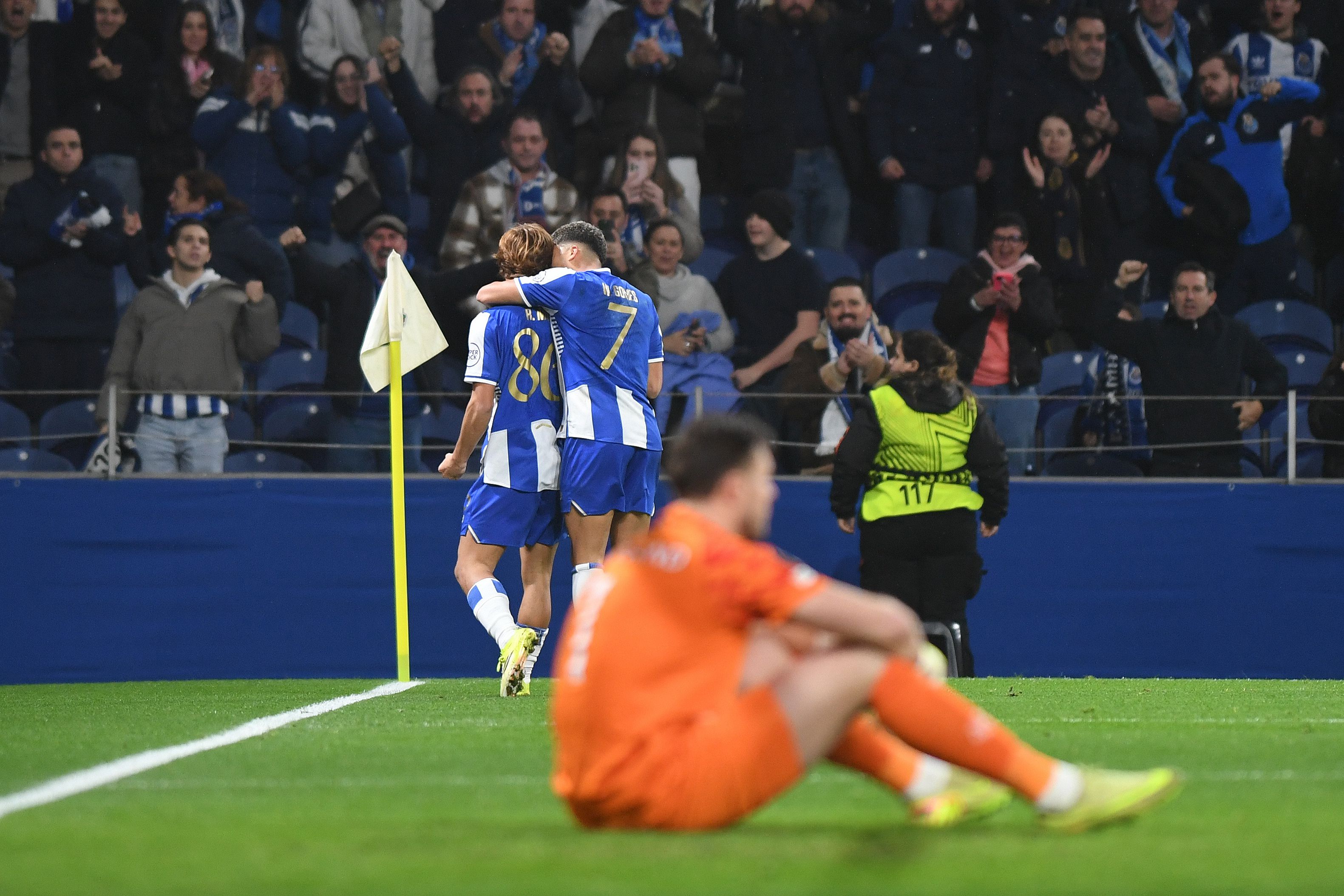 Mora marcou o primeiro golo do FC Porto.  Foto: Rogério Ferreira/Kapta+