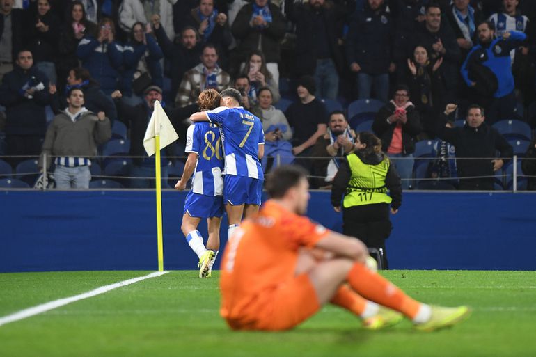 Mora marcou o primeiro golo do FC Porto.  Foto: Rogério Ferreira/Kapta+