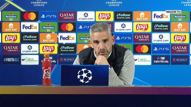 Rui Borges «feliz por ver as duas equipas portuguesas qualificadas» para a fase a eliminar