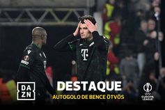 Abordagem caricata do lateral do Ferencvaros 'ajuda' FC Porto e SC Braga