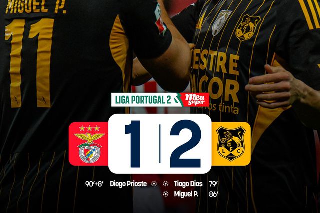 Tiago Dias e Miguel Pereira foram as figuras do encontro. Foto: Liga Portugal