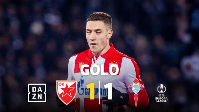 Chapéu de ex-V. de Guimarães evita derrota do Estrela Vermelha aos 90'