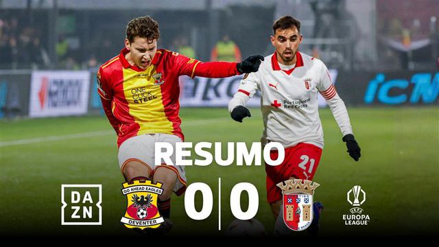 Nulo nos Países Baixos permite ao SC Braga rumar aos oitavos (resumo)