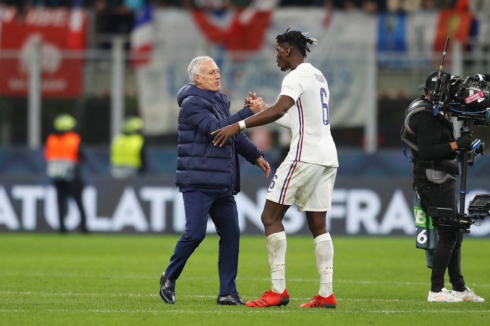 Deschamps reage à suspensão de Pogba: «Estou triste com a situação dele»