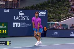 Os melhores momentos da vitória de Dimitrov sobre Alcaraz em Miami
