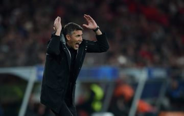 A tropa do Benfica
