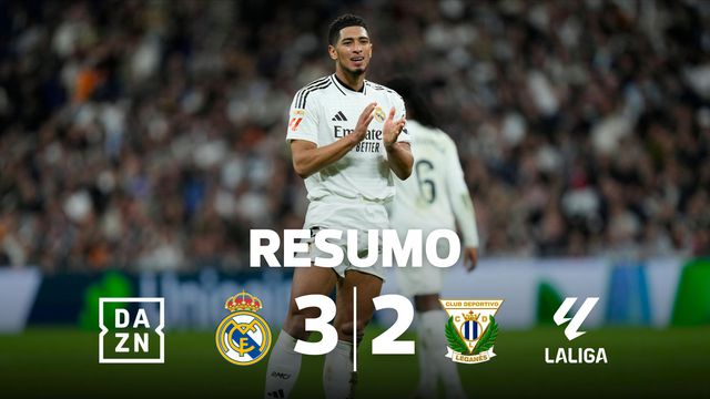 VÍDEO: Mbappé iguala Ronaldo e Real dá a volta ao Leganés