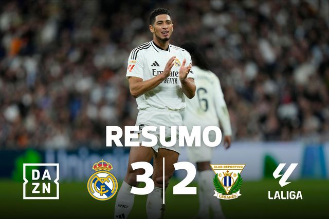 VÍDEO: Mbappé iguala Ronaldo e Real dá a volta ao Leganés