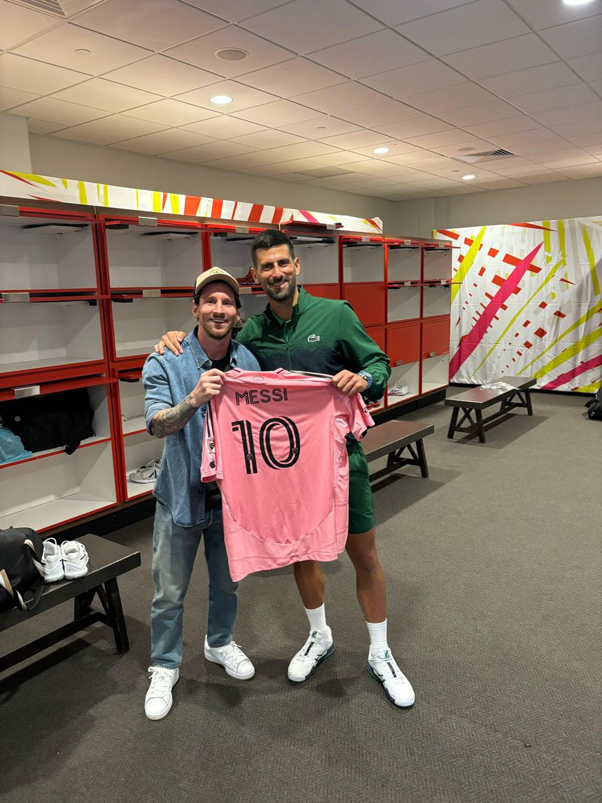 Messi e Djokovic no Open de Miami