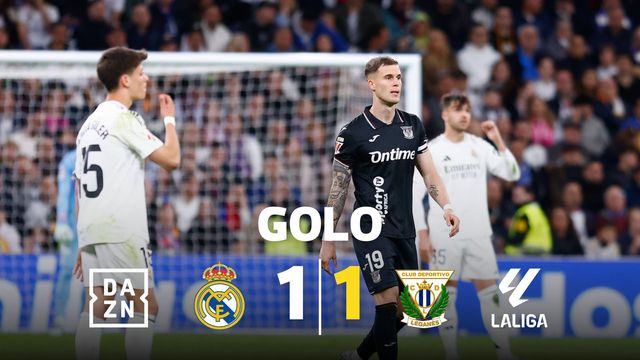 Ex-Sporting na origem do empate do Leganés em casa do Real Madrid