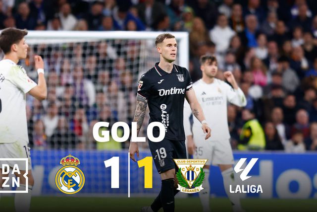 Ex-Sporting na origem do empate do Leganés em casa do Real Madrid