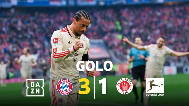 Olise, Kane e Sané: tudo ao primeiro toque no terceiro golo do Bayern