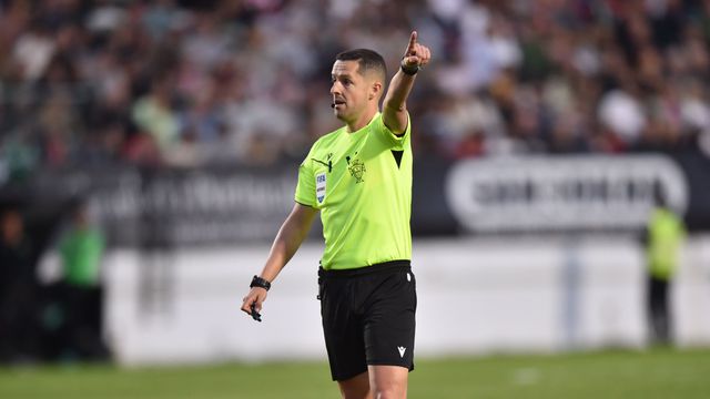 Gustavo Correia, árbitro do Estrela-Sporting (foto: Miguel Nunes)