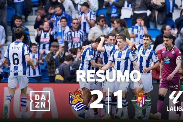 Real Sociedad regressa às vitórias e afunda Valladolid (resumo)