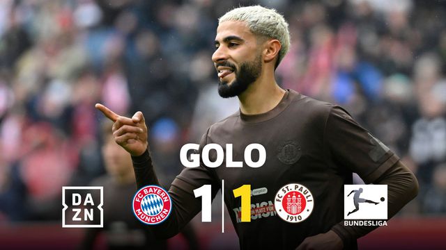 Defesa do Bayern não costuma facilitar assim. Saad aproveitou para empatar