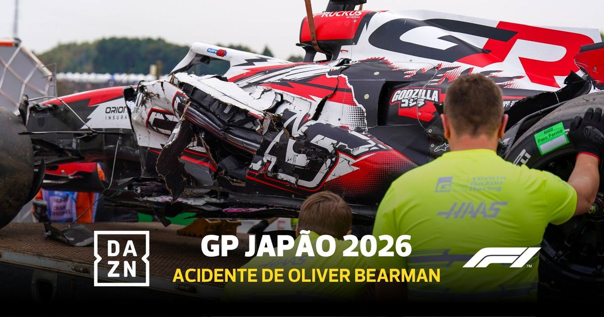 Bearman sofre acidente grave no Japão e sai do carro a coxear!