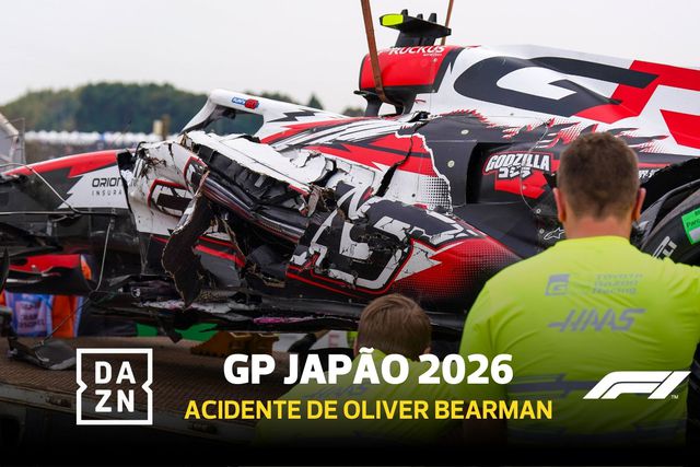 Bearman sofre acidente grave no Japão e sai do carro a coxear!