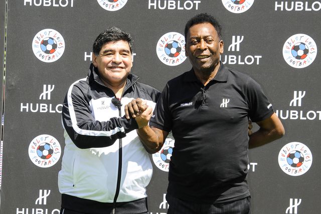 Pelé e Maradona (IMAGO)