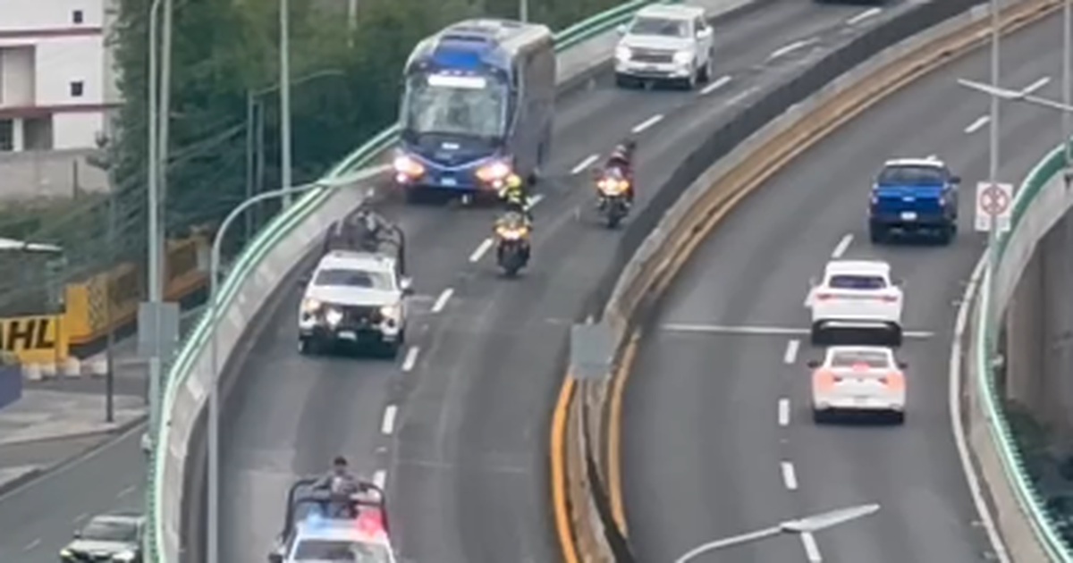 Autocarro de Portugal com forte dispositivo policial no México (vídeo)