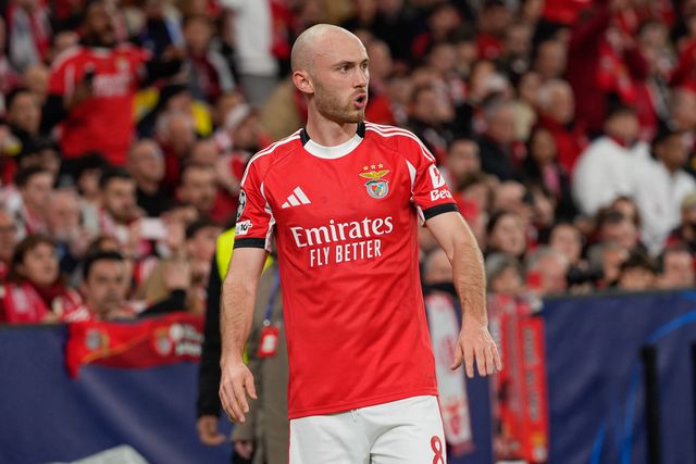 Fredrik Aursnes, médio do Benfica (foto: Imago)