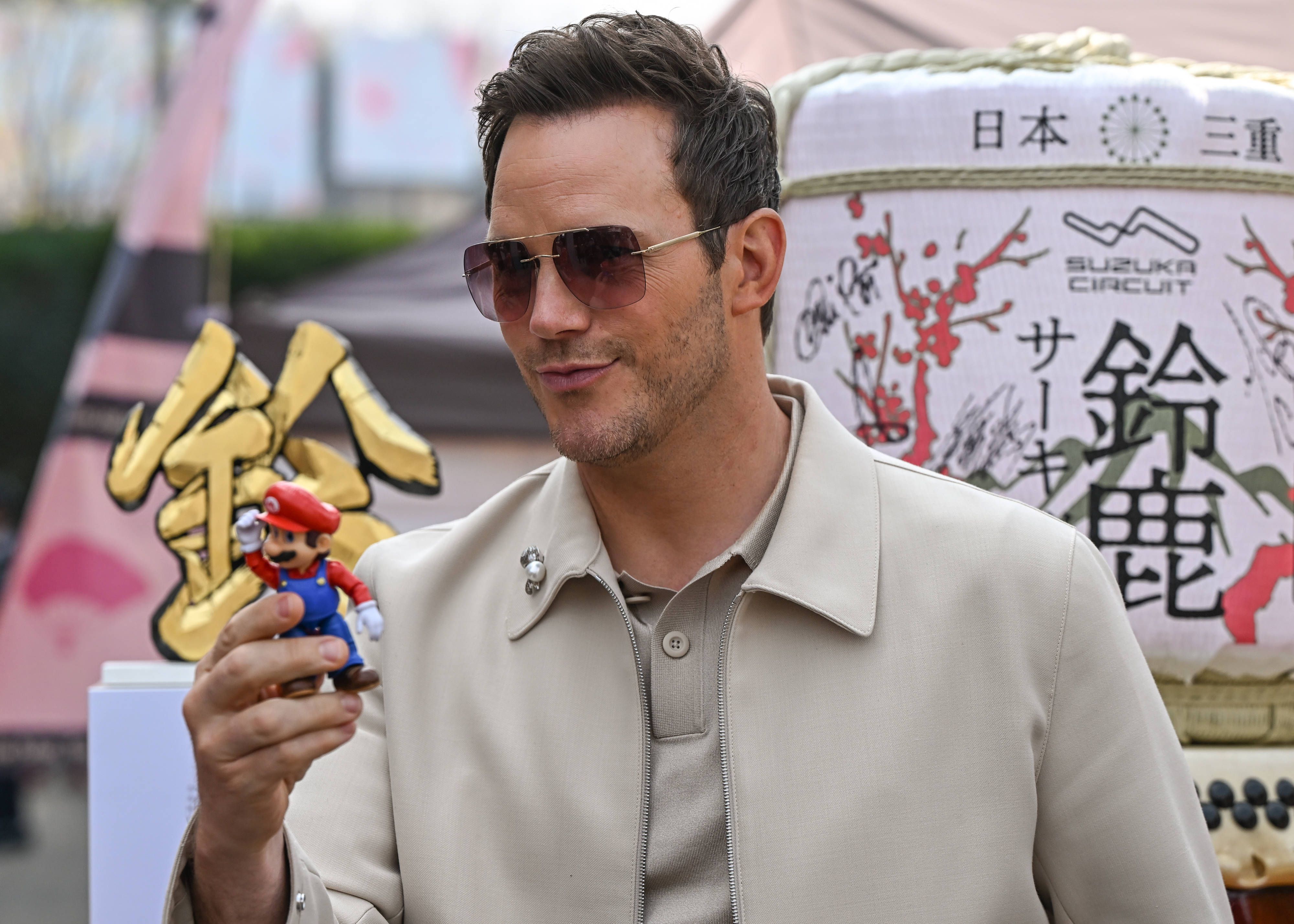 Chris Pratt em Suzuka (IMAGO)