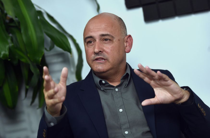 Rui Mota em entrevista n'A BOLA - Foto: Miguel Nunes