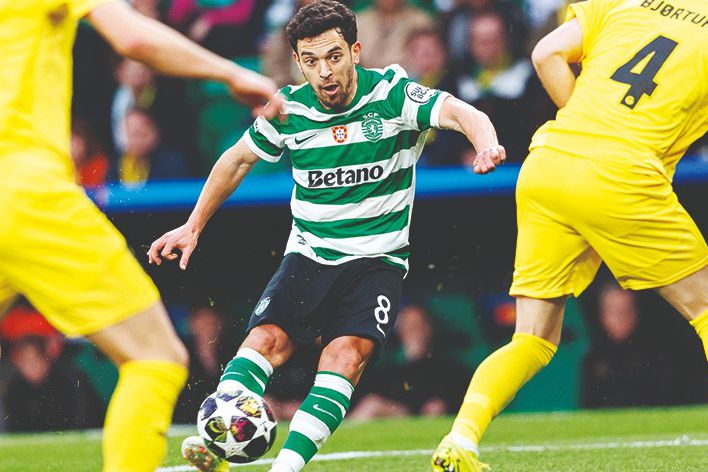 Pedro Gonçalves passará da esquerda para o centro, posição interior de raiz que a estrutura técnica entende que passará a ser a mais adequada às características do camisola 8 - Foto: IMAGO