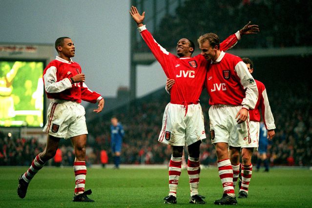 Equipamento principal do Arsenal - 1995/96