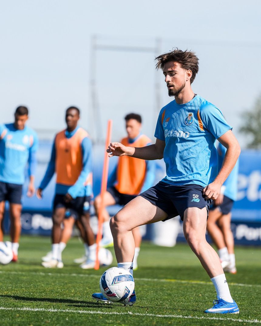 Martim Fernandes no treino do FC Porto - Foto: FC Porto