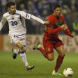 Cristiano Ronaldo em ação no empate a zero frente à Bósnia - Foto: André Alves/A BOLA