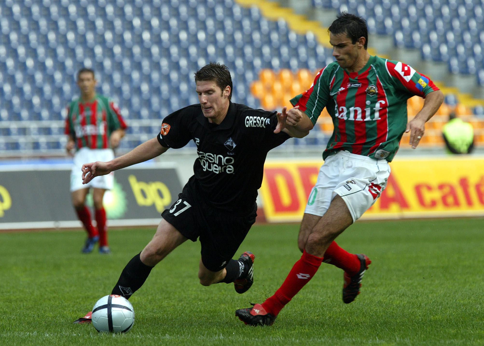 Kenny Cooper (esquerda) -  Académica (11 jogos) - 2004. Foto: ASF