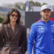 Pierre Gasly e a namorada Francisca Cerqueira Gomes em Suzuka (IMAGO)