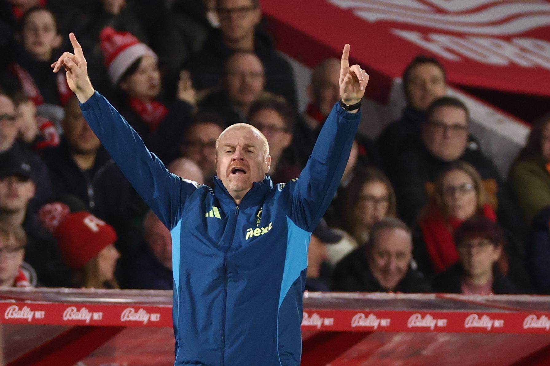 Sean Dyche, antecessor de Vítor Pereira no Nottingham Forest, deixou o cargo a 12 de fevereiro, mas já desmentiu ter sido contactado - Foto: Imago