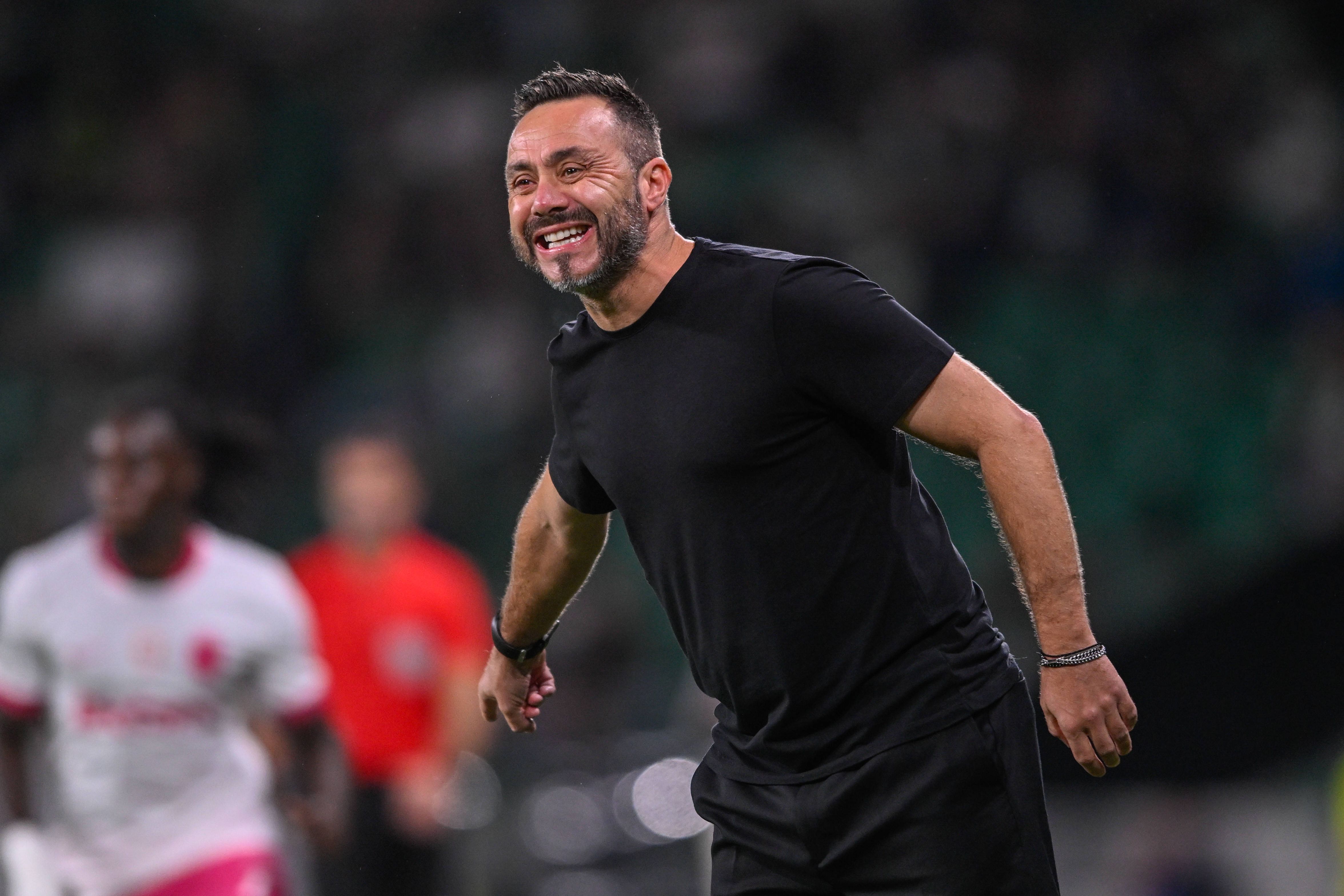 Roberto De Zerbi, ex-Marselha e Brighton, é o favorito do clube inglês - Foto: Imago