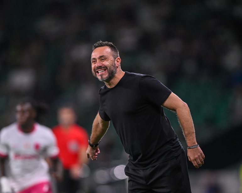 Roberto De Zerbi, ex-Marselha e Brighton, é o favorito do clube inglês - Foto: Imago