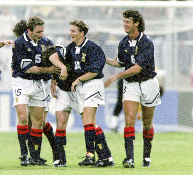 Equipamento da Escócia no Euro 1992