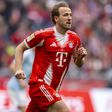 Harry Kane tem 31 golos pelo Bayern esta temporada e está a 10 do recorde de Lewandowski