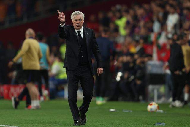 Carlo Ancelotti, treinador do Real Madrid