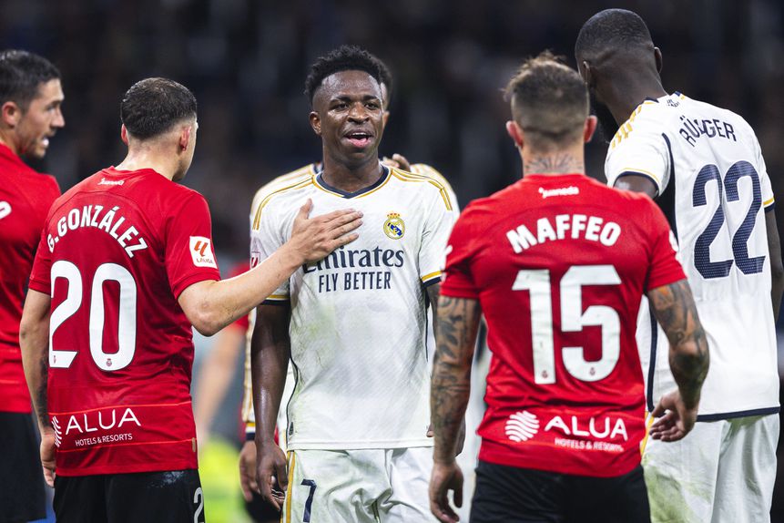 Maffeo teve alguns desentendimentos com jogadores do Real Madrid, entre eles Vinícius Júnior