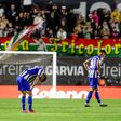 Jogadores do FC Porto desanimados após derrota na Amadora